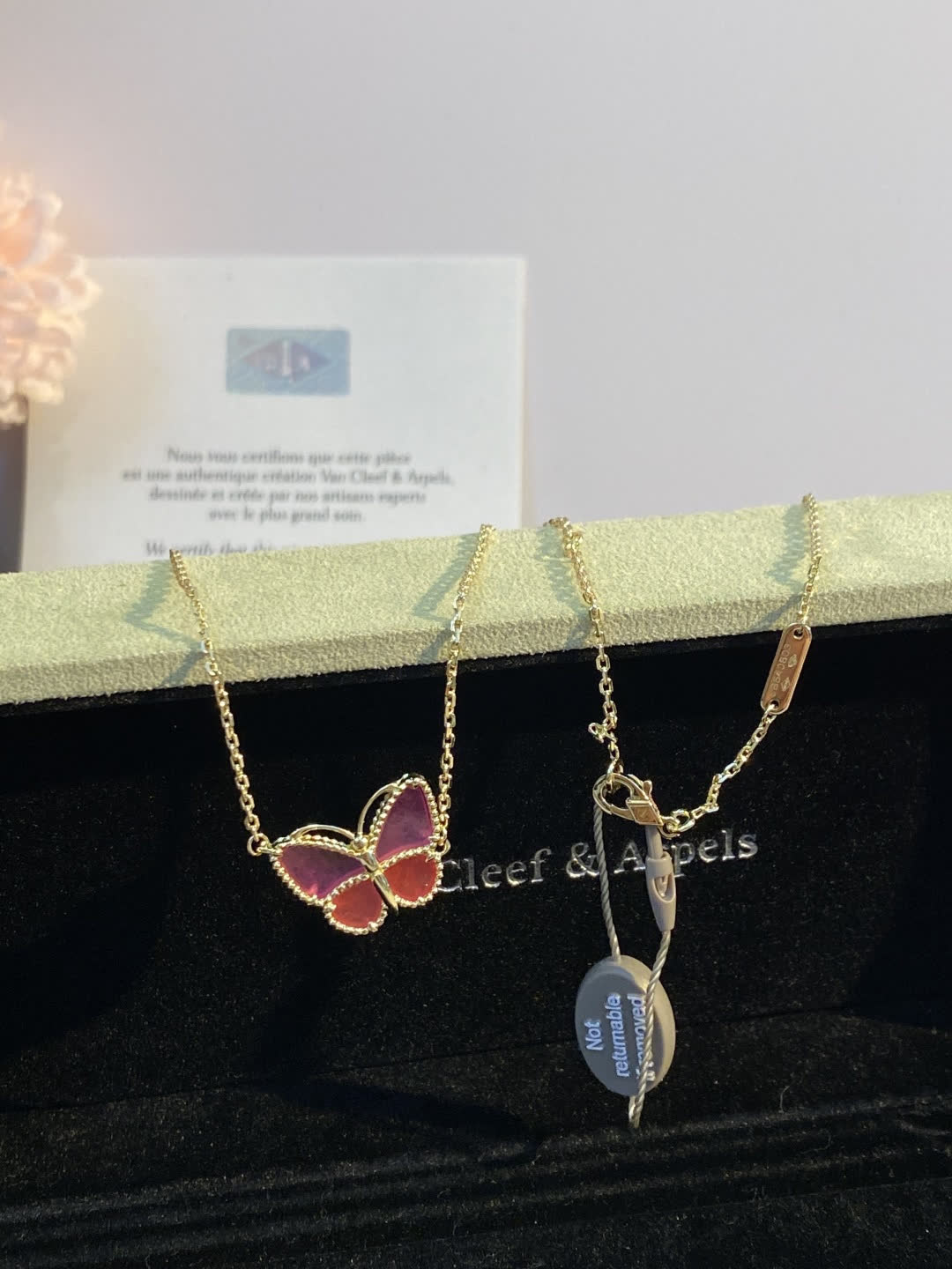 Van Cleef & Arpels Butterfly Necklace